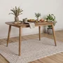 Photo of surya century dining table - 4 seater - 135cm - solid mango wood