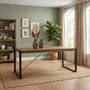 Photo of nairobi dining table - 140cm - 4 seater - u legs - natural - rustic mango wood