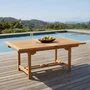 Photo of arrow teak extending dining table - 180-240cm