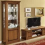 Photo of nostalgia italian display cabinet - 1 door - lhf - walnut