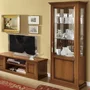 Photo of nostalgia italian display cabinet - 1 door - rhf - walnut