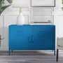 Photo of novogratz cache accent sideboard - blue locker - 2 doors - 4012810comnuk