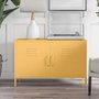 Photo of novogratz cache accent sideboard - yellow locker - 2 doors - 4012814comnuk