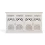Photo of lomax sideboard - white carved mango wood - 4 door - extra large - 180cm