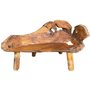 Photo of teak root bench - large - with back