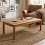 Photo of bibury outdoor teak coffee table - 135cm x 70cm