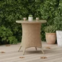 Photo of brayford outdoor bistro dining table natural rattan