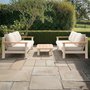 Photo of sicily garden sofa set - 6 seater sofas - latte