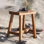 Photo of st mawes outdoor stool reclaimed teak wood