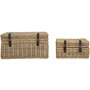 Photo of argento storage basket - set of 2 - greywash rattan