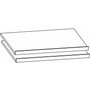 Photo of orange compartment shoe shelves - 45cm width