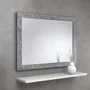 Photo of staccato wall mirror - rectangular - silver