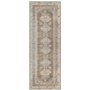 Photo of colin runner - machine washable vintage - cln2303 - brown - 80cm x 220cm