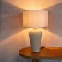 Photo of house table lamp - cylinder - ecru - aluminium