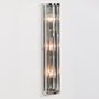 Photo of deco wall light - chrome and glass - 71cm