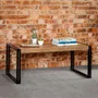 Photo of cosmo coffee table - industrial style - wooden and metal