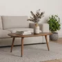 Photo of surya century coffee table - triangular - solid mango wood