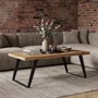 Photo of agra coffee table - 110cm - parquet