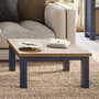 Photo of splash blue square coffee table - 70cm