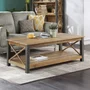 Photo of urban elegance reclaimed wood large coffee table
