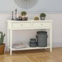 Photo of franklin console table - white - 7918013comuk