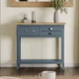 Photo of signature blue console table - 3 drawer