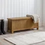 Photo of aspen pine storage bench