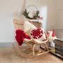 Photo of rocking chair - natural - rattan and bamboo wood