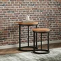 Photo of rayne acacia round nest of 2 tables