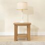 Photo of dorset lamp table - oak