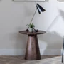 Photo of palma end table - round - walnut