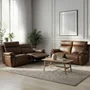 Photo of ashby electric recliner sofa suite - 2.5+2 seater - tan - leather