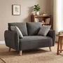 Photo of georgia sofa - 2 seater - dark grey - fabric