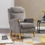 Photo of clearance - lisbon fireside armchair - latte fabric - fss17525
