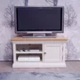 Photo of cotswold tv unit - 1 door - oak and painted