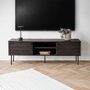 Photo of kyoto large tv unit - storage - 150cm - smoked oak