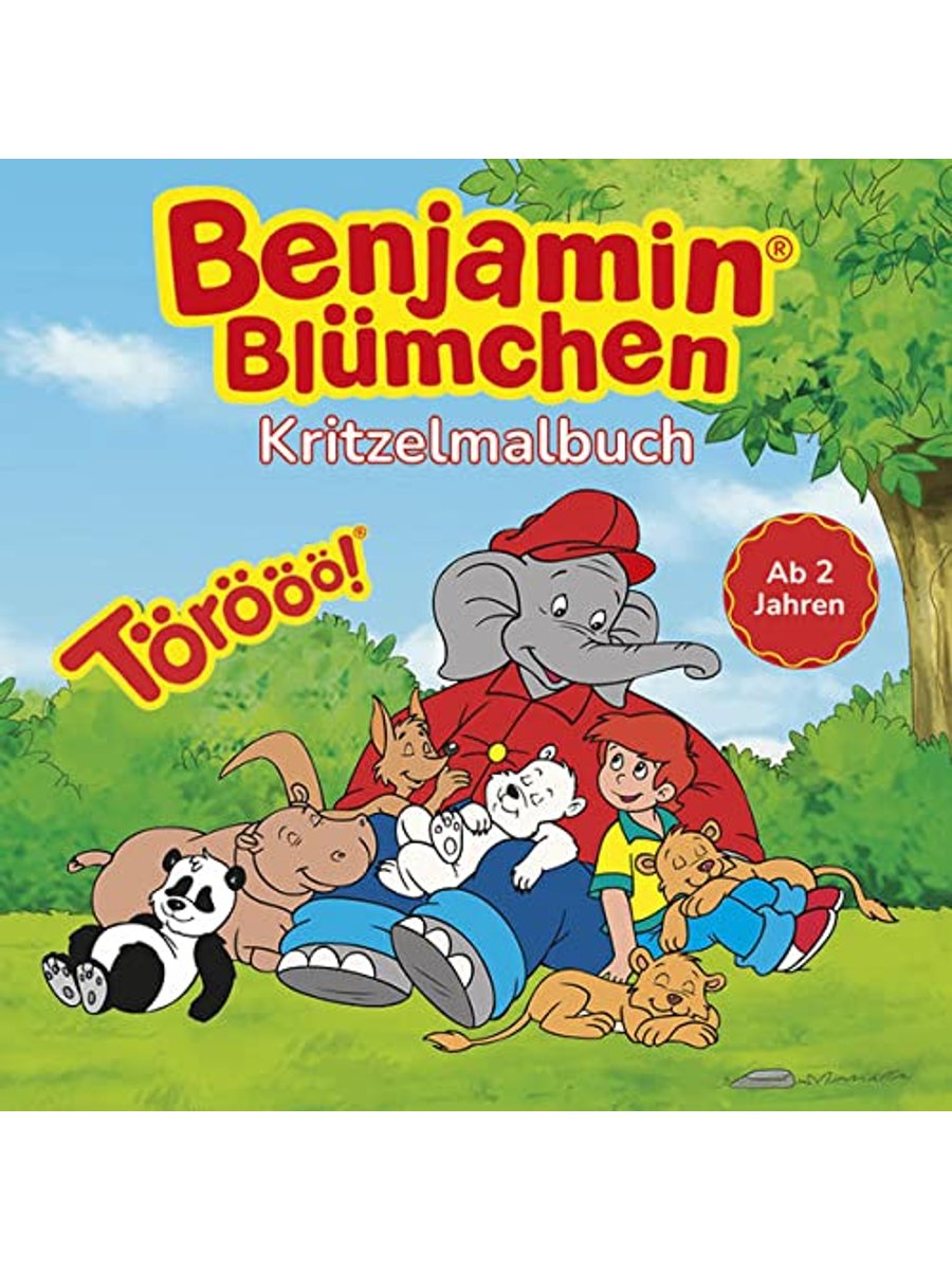 Buchcover: Benjamin Blümchen Kritzelmalbuch - ab 2 Jahren