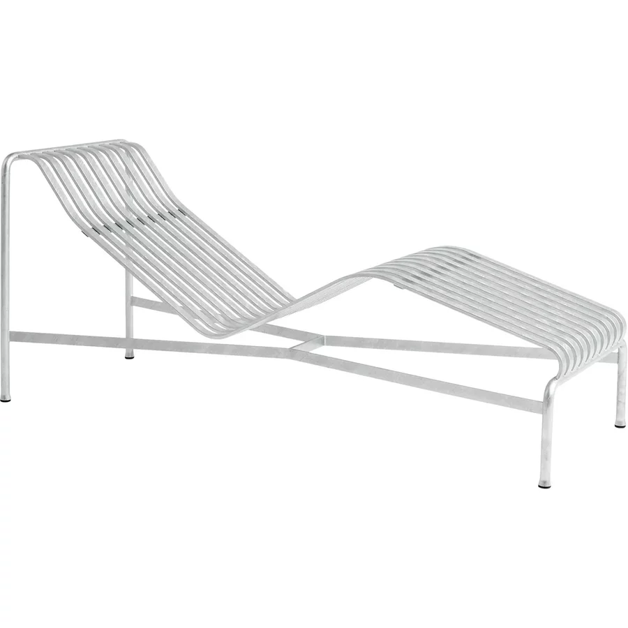 HAY - Palissade Chaise Longue Liegestuhl, hot galvanised HAY Palissade Chaise Longue Liegestuhl