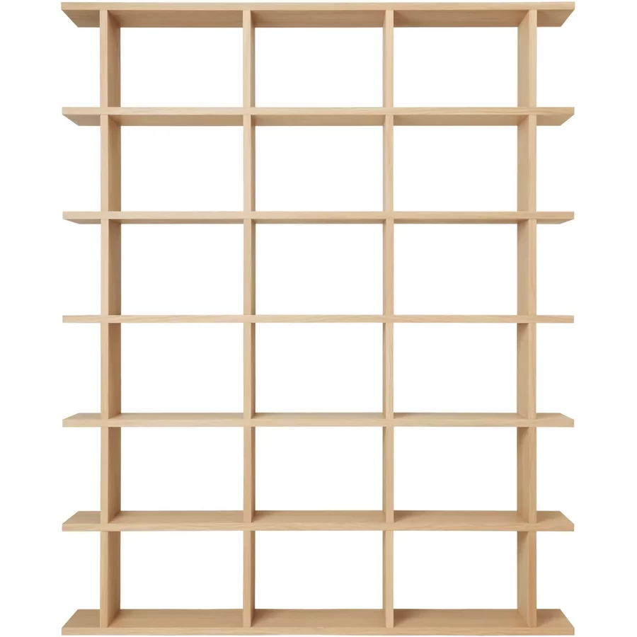 Ferm Living - Kona Bücherregal 3 x 6, 170 x 210 cm, Eiche natur Ferm Living Kona Bücherregal 3 x 6