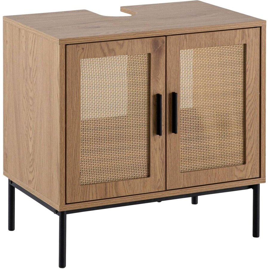 Waschbeckenunterschrank Eiche natur Optik