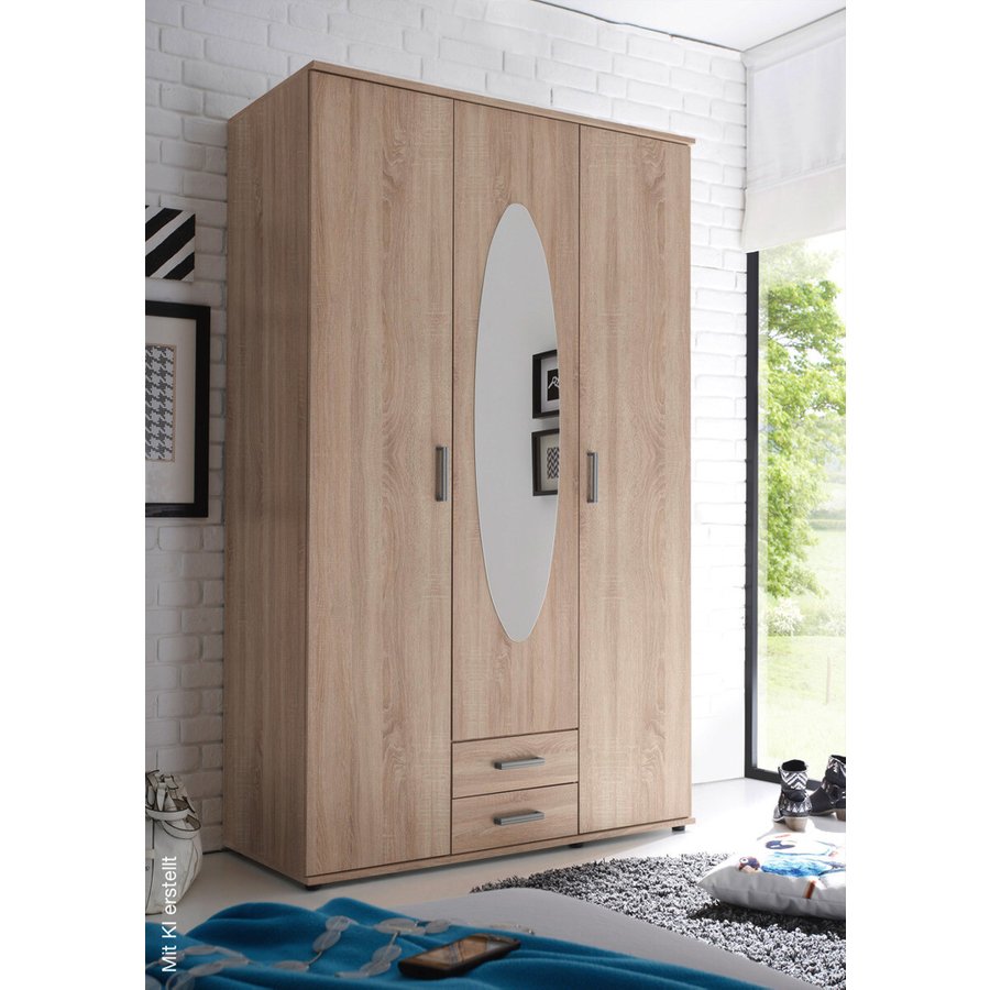 Kleiderschrank Paul Eiche Sonoma Nachbildung