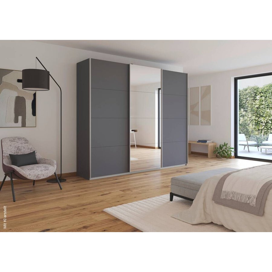 Kleiderschrank Kulmbach grau