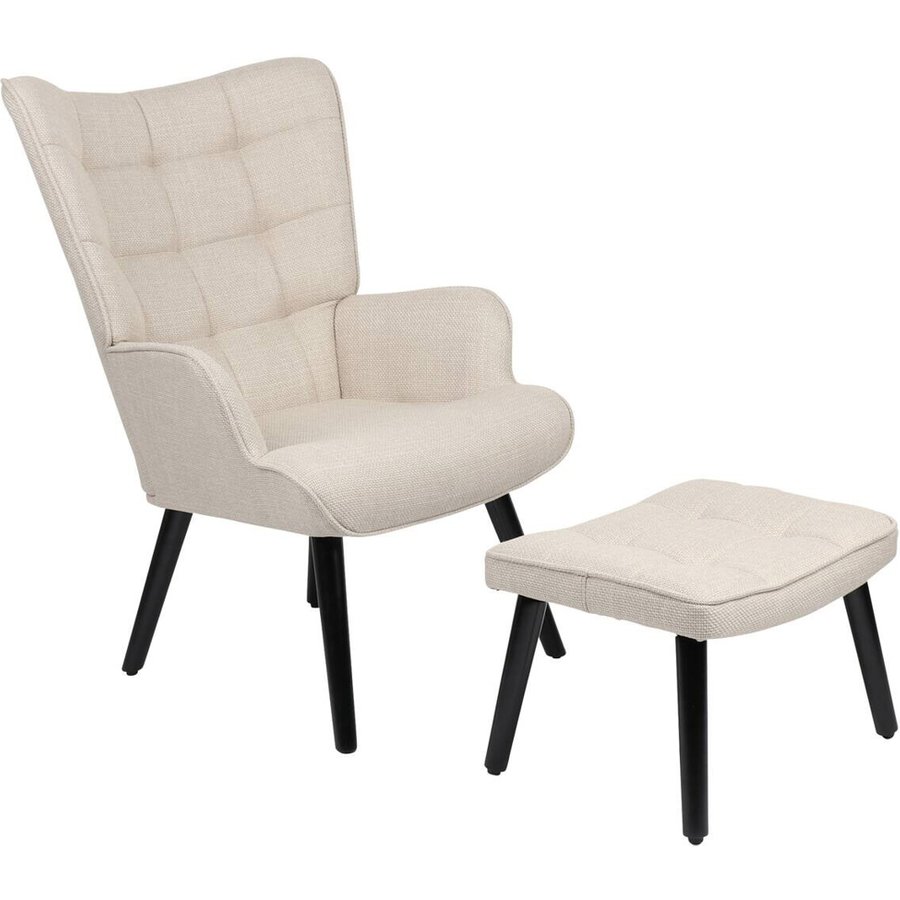 Sessel Paros beige Webstoff