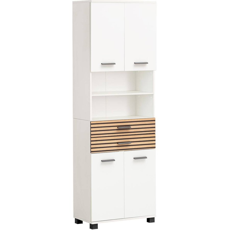 Hochschrank Katta weiß matt