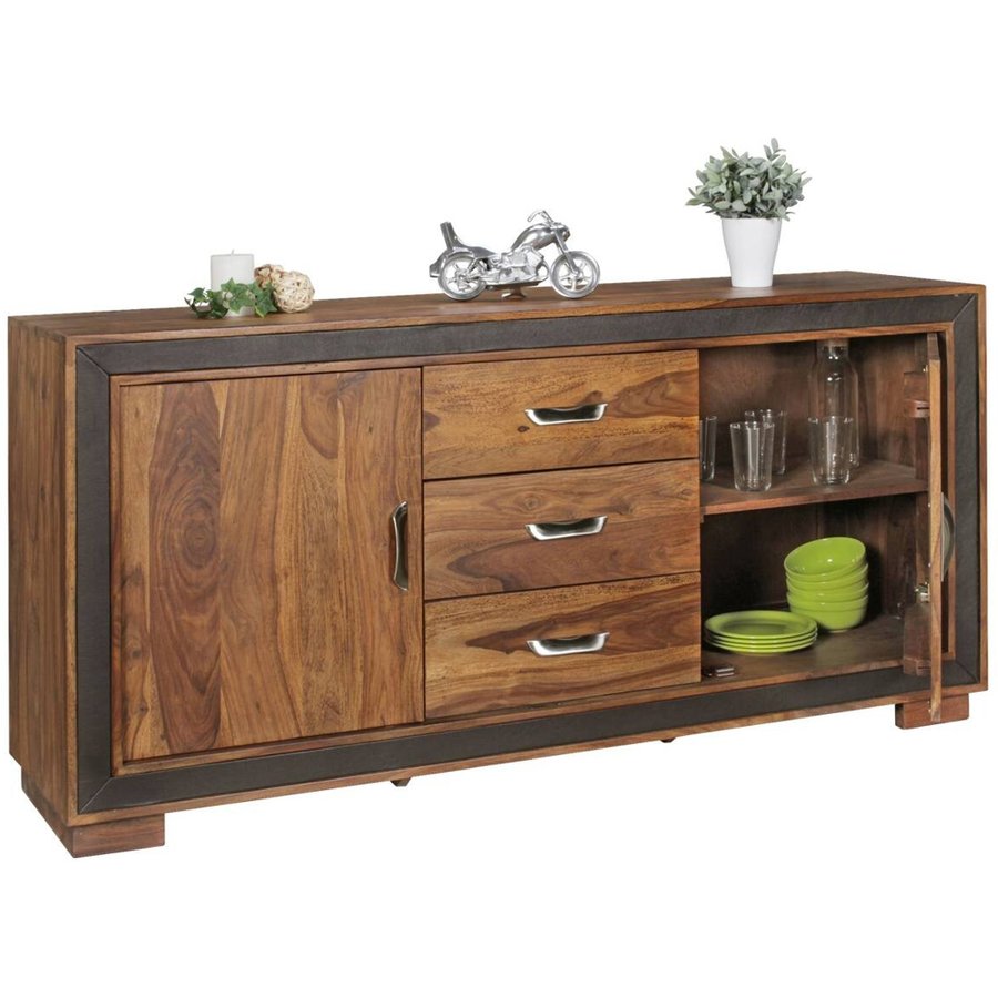 Sideboard natur schwarz