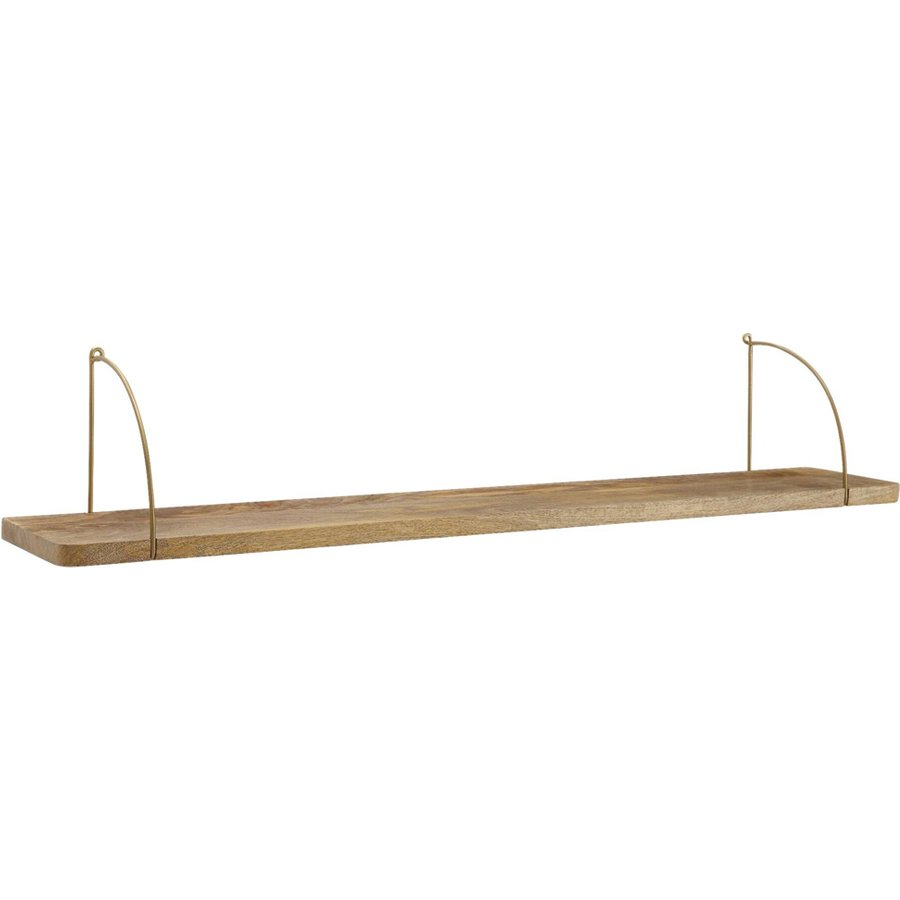 Wandregal braun Holz