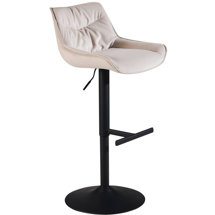 Barhocker beige Samt