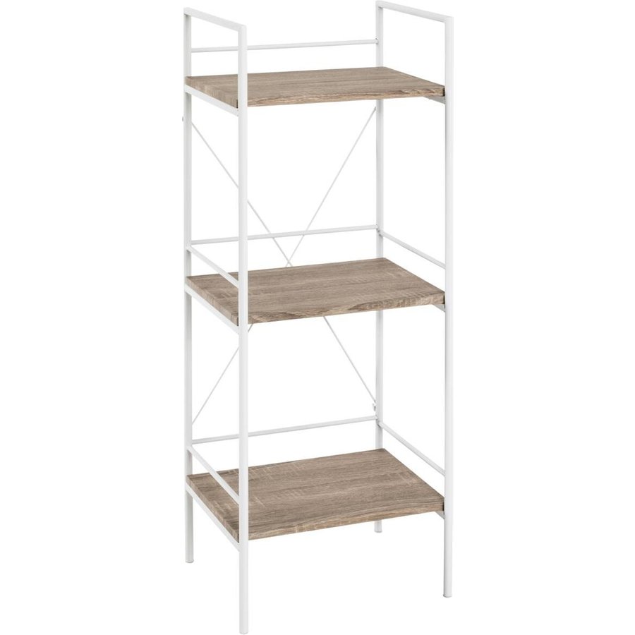 Regal Eiche Optik weiß lackiert MDF