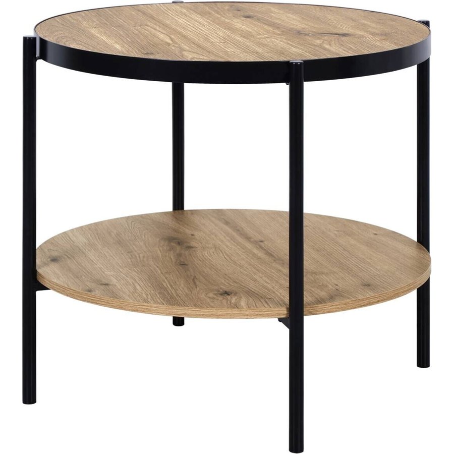 Beistelltisch David Holzoptik Artisan Nachbildung D: ca. 51 cm