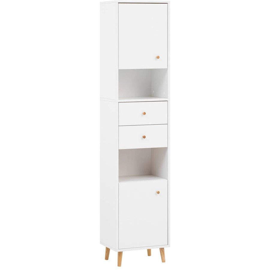 Hochschrank Bjarne weiß matt